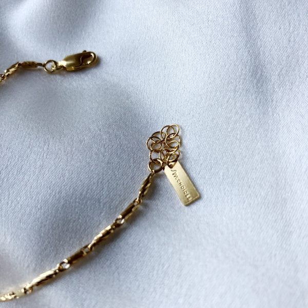 Pulseira Mira em Prata com Banho de Ouro 24K