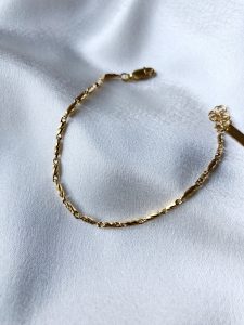 Pulseira Mira em Prata com Banho de Ouro 24K