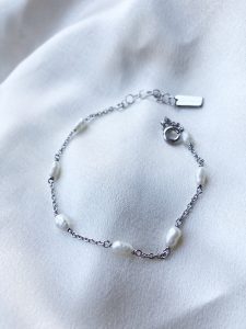 Pulseira Meissa em Prata com Pérolas