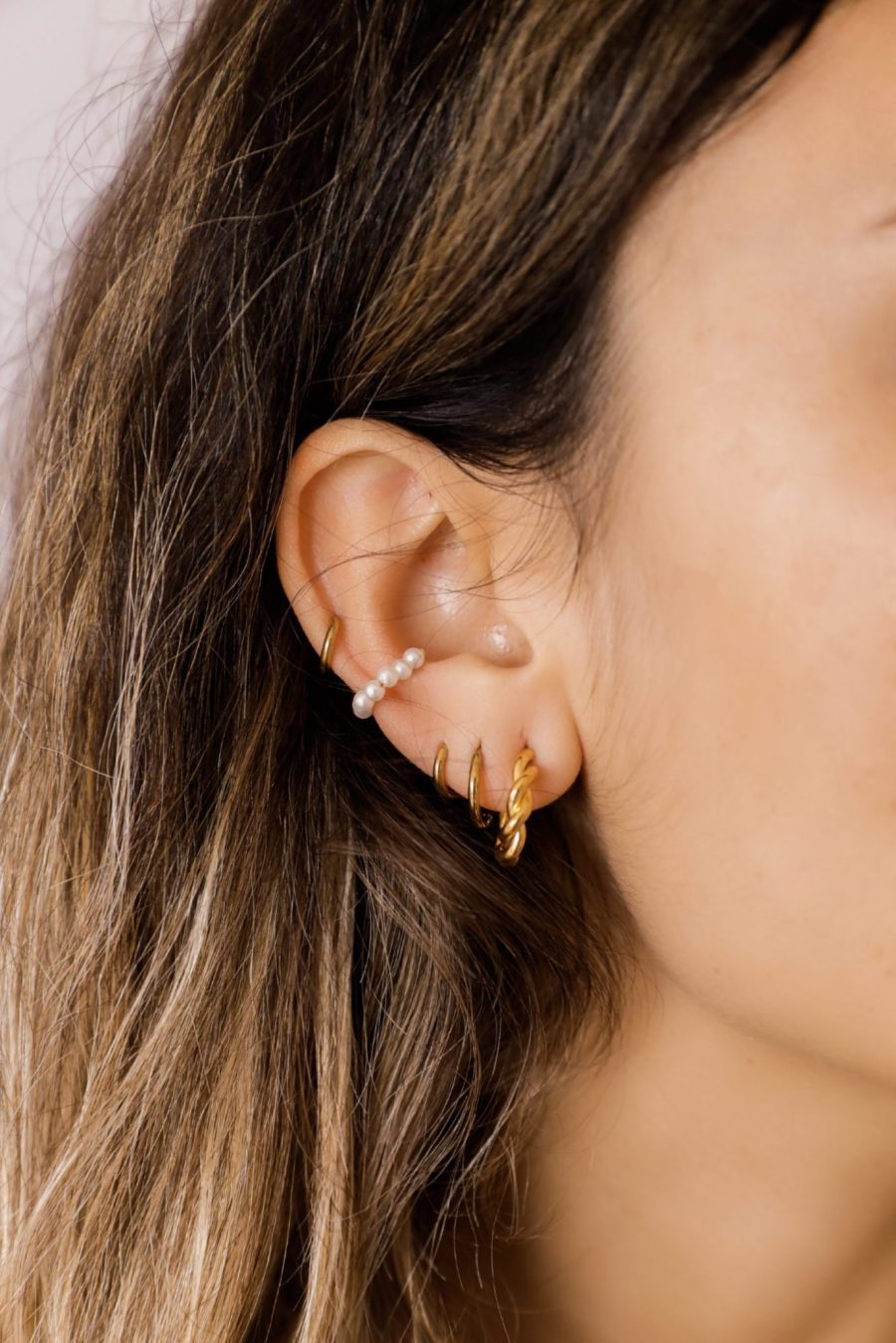 Earcuff com Pérolas