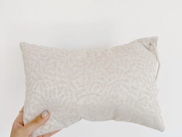 Almofada de Praia Creme Minimalista