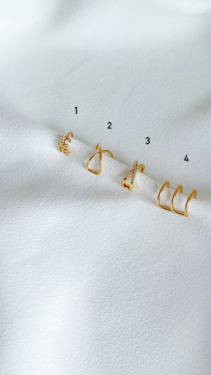 Ear Cuffs em Aço Inoxídável