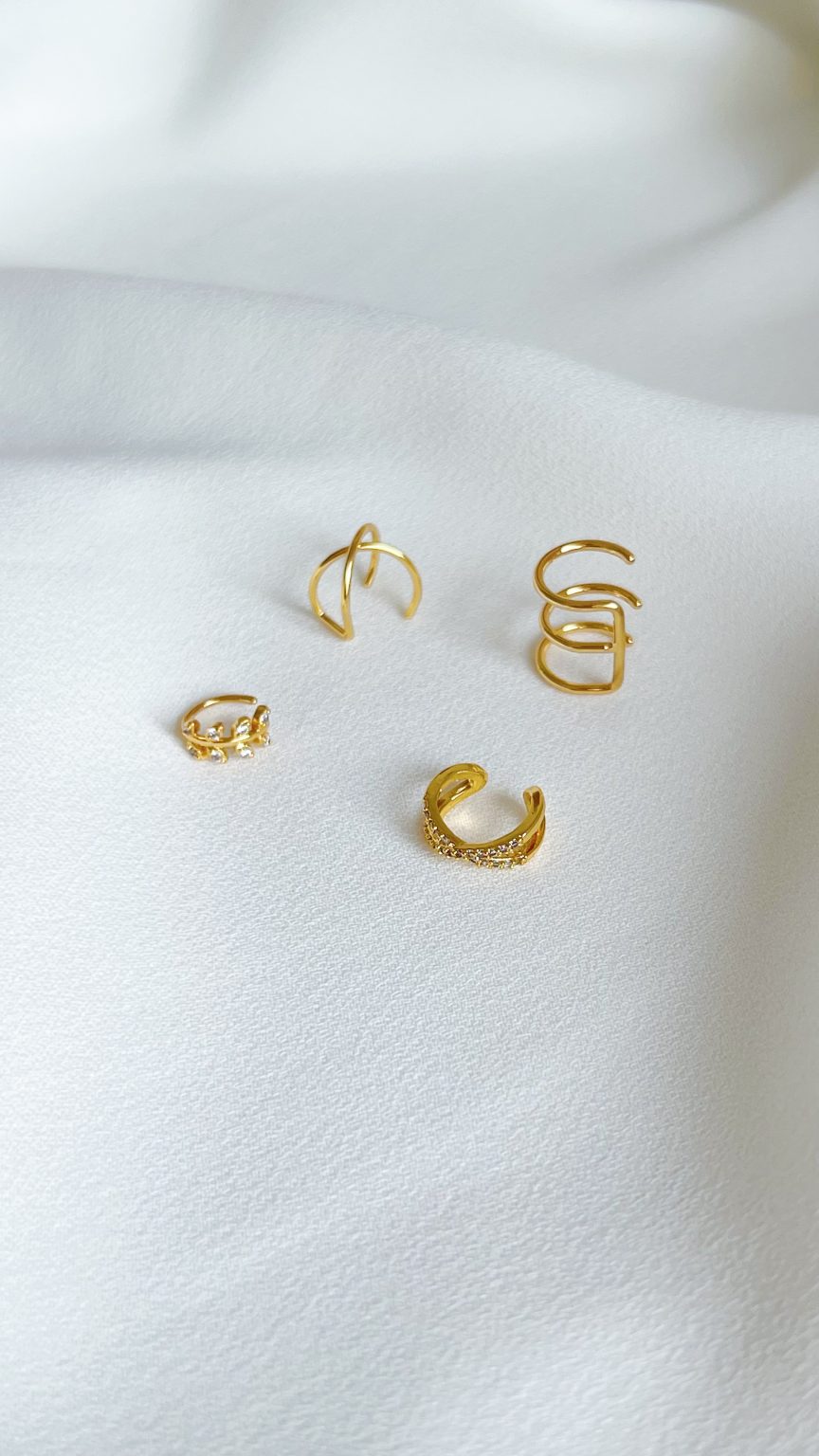 Ear Cuffs em Aço Inoxídável