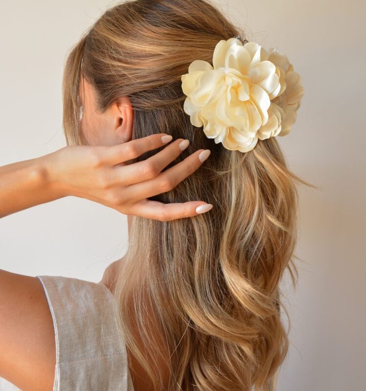 Molas de Cabelo Flor